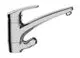 HANSA-Kuechenarmatur-mit-Spuelmaschinenventil-HANSAMIX-0121-Kupferrohr-Ausladung-203mm-DN15-Chrom-01211183 gallery number 1